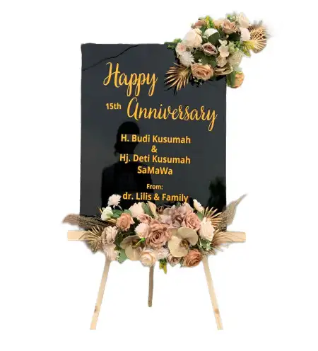 Papan Bunga Akrilik safe n lock sidoarjo