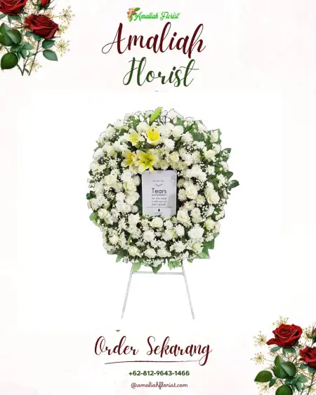 Krans Bunga Duka safe n lock sidoarjo